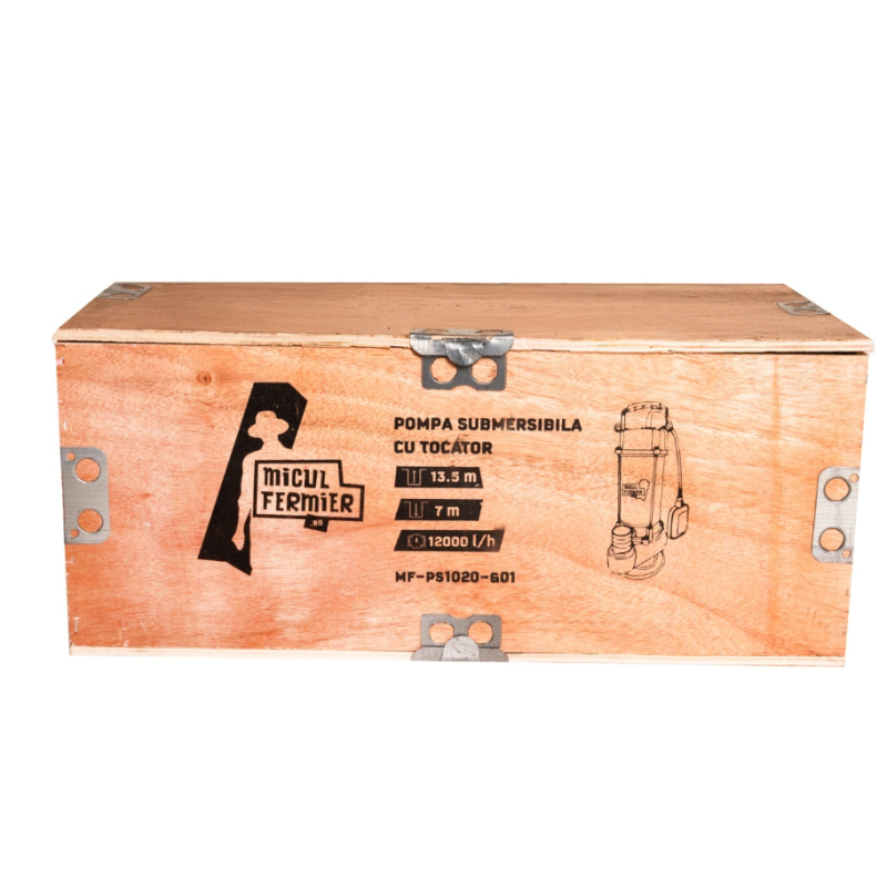 Pompa submersibila Micul Fermier 1.1 kW, 12000l/h, H13.5m cu tocator
