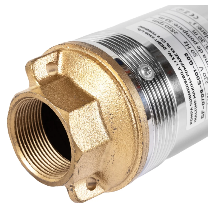 Pompa submersibila Micul Fermier, 1.1 kW, debit maxim 6300 l/h, inaltime maxima de pompare 53m, 8 turbine