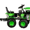 Motocultivator Ride-On Micul Fermier, 17CP, capacitate cilindrica 530 CC, motor 4 timpi, 4X4, 4 viteze, 2 cutii de viteze, pornire electrica, sistem hidraulic