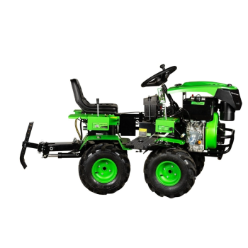 Motocultivator Ride-On Micul Fermier, 17CP, capacitate cilindrica 530 CC, motor 4 timpi, 4X4, 4 viteze, 2 cutii de viteze, pornire electrica, sistem hidraulic
