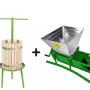 Pachet zdrobitor-desciorchinator struguri manual Micul Fermier , 300 kg/h + Teasc Struguri, 32 litri, GF-1710