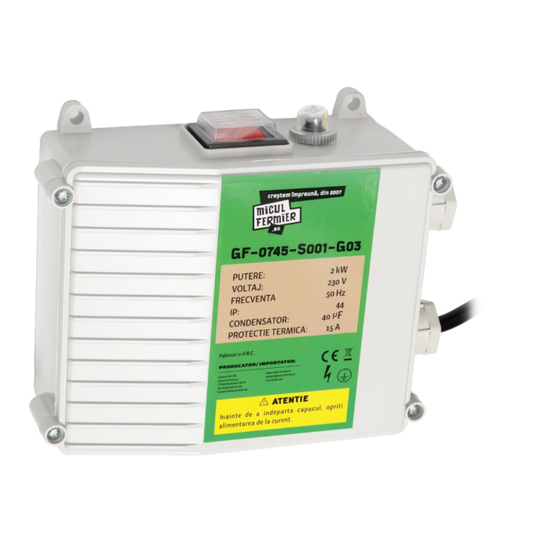 Pompa submersibila Micul Fermier 2kW 3000lh 100m 2 turbine