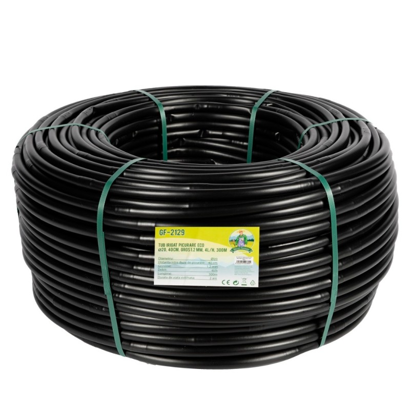 Tub irigat picurare PREM Ø16, 20cm, gros1mm, 4l/h, 400m