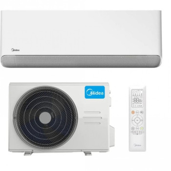 Aparat de aer conditionat Midea Breezeless E CB1-12HRFN8-CB1-12HFNX Inverter 12000 BTU, Wi-fi, TwinFlap, Cool Flash Plus, Heat Flash, tehnologie OTA, curatare cu sterilizare