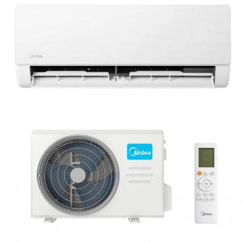 Aparat de aer conditionat Midea Breezeless E CB1-24HRFN8-MX4-24RD1-CB Inverter 24000 BTU, Wi-Fi, algoritm optimizare consum electric, Air Magic+