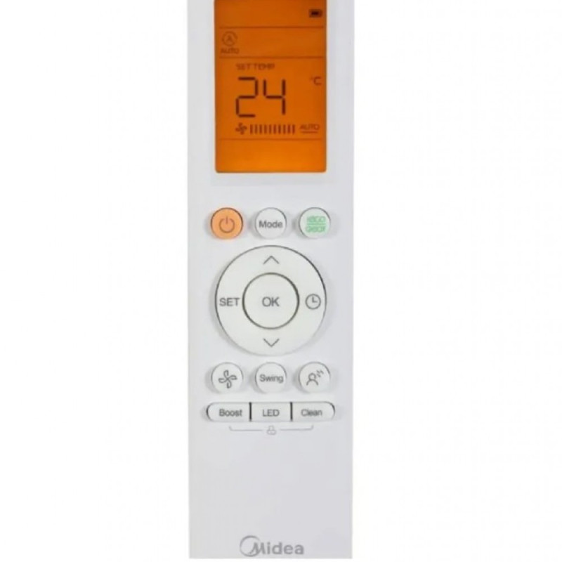 Aparat de aer conditionat Midea Xtreme Fresh MSAGBU-12HRFN8-MOX133-12HFN8 Inverter 12000 BTU, Wi-fi, Gear Shift, filtrare dubla si lampa UV, Intelligent Dusting Switch, Follow Me