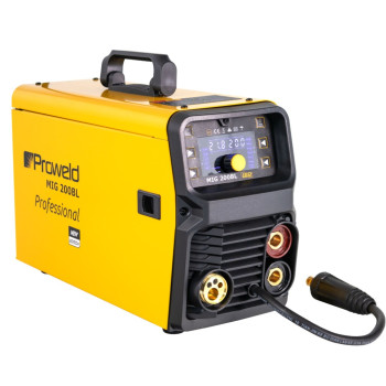 ProWELD MIG 200BL LED Synergetic, MIG/MAG, MMA, Oțel, Inox, Aluminiu, Fontă, 200A