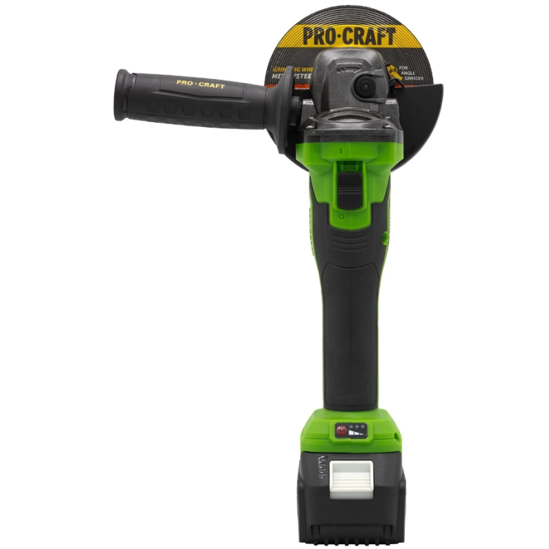 Polizor unghiular pe acumulator PROCRAFT PGA22 1 × acumulator 20V / 4Ah, Brushless
