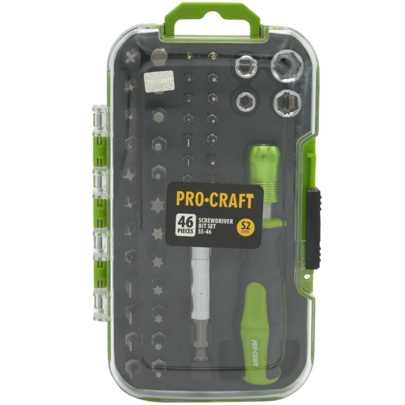 Set de biți PROCRAFT (46 piese) SS-46