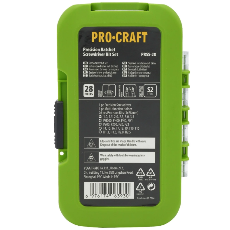 Set de biti PRSS-28 Procraft