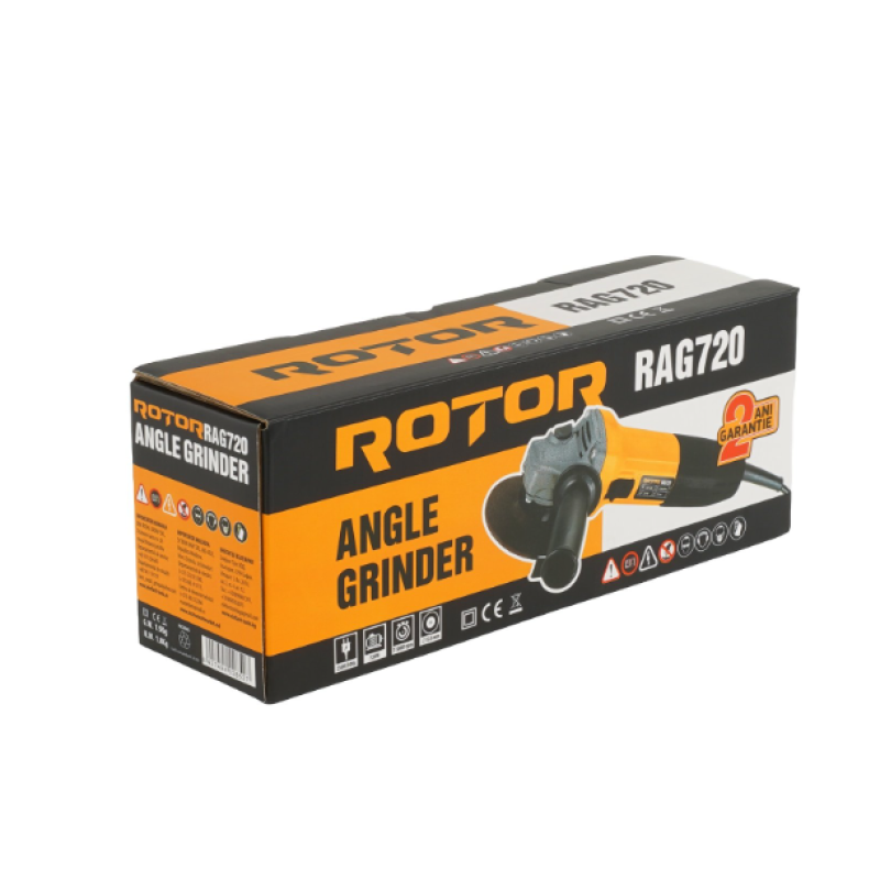 Flex Polizor unghiular ROTOR RAG720 , 720W , 11000rpm , 125 mm