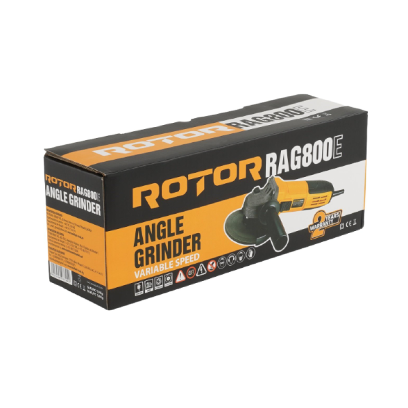 Flex Polizor unghiular cu variator ROTOR RAG800E , 800W , Variator . 1100 RPM