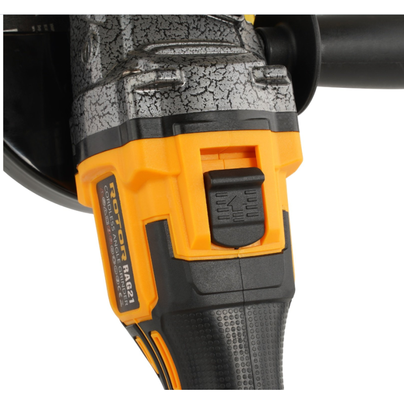 Polizor unghiular pe acumulator ROTOR RAG21 21V/3 Ah,820 W ,8500 rot/min,Brushless