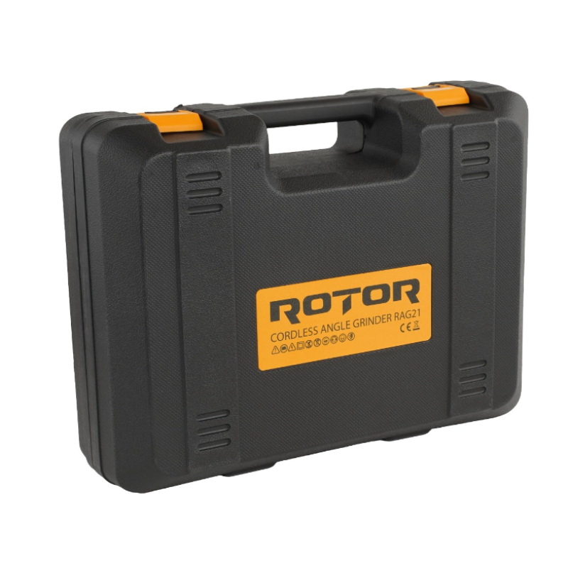 Polizor unghiular pe acumulator ROTOR RAG21 21V/3 Ah,820 W ,8500 rot/min,Brushless