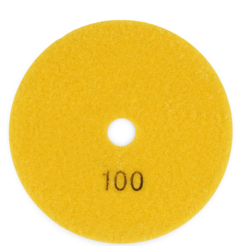 Disc diamantat pentru slefuit granit si marmura 125mm P100 ROTOR