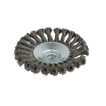 Perie de sarma conica cu noduri ROTOR 125mm M14