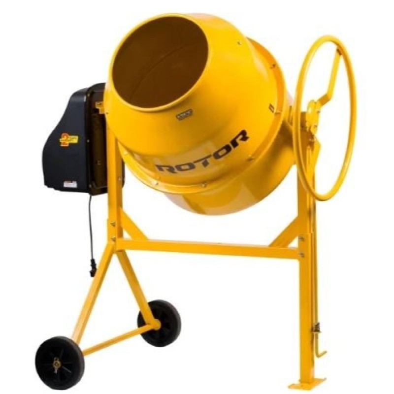 Betoniera 230L cu motor acoperit ROTOR RB230 1200 W, 29.5 rpm
