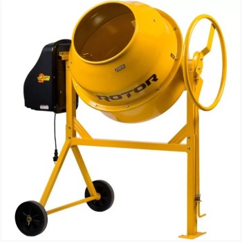Betoniera 165L cu motor acoperit ROTOR RB165 900 W, 29.5 rpm