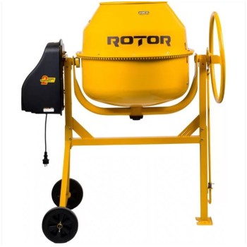 Betoniera 165L cu motor acoperit ROTOR RB165 900 W, 29.5 rpm