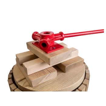 Presa manuala pentru fructe ROTOR FP-40, 40 L, cuva Ø34,8 cm, lemn masiv de stejar, fonta si otel