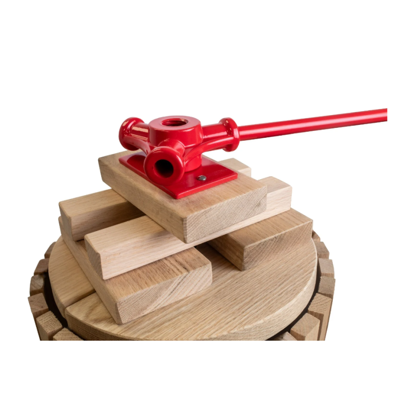 Presa manuala pentru fructe ROTOR FP-40, 40 L, cuva Ø34,8 cm, lemn masiv de stejar, fonta si otel