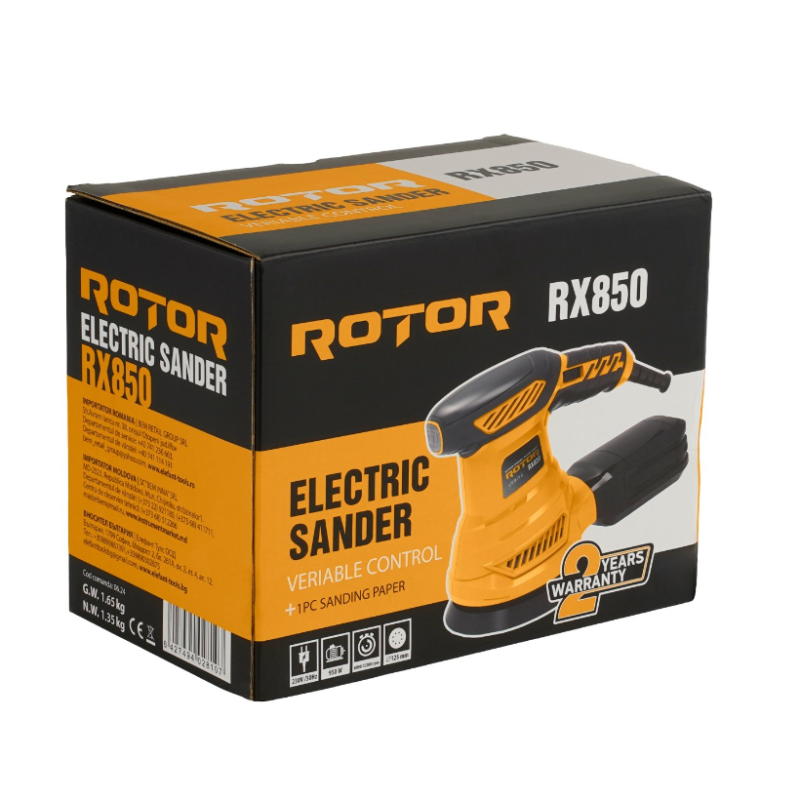 RX850 ROTOR Slefuitor excentric, produsul contine taxa TV 1.25 lei