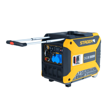 Stager DigiS 5500i Generator digital invertor insonorizat 5.5kW, monofazat, benzina, autonomie pana la 6h