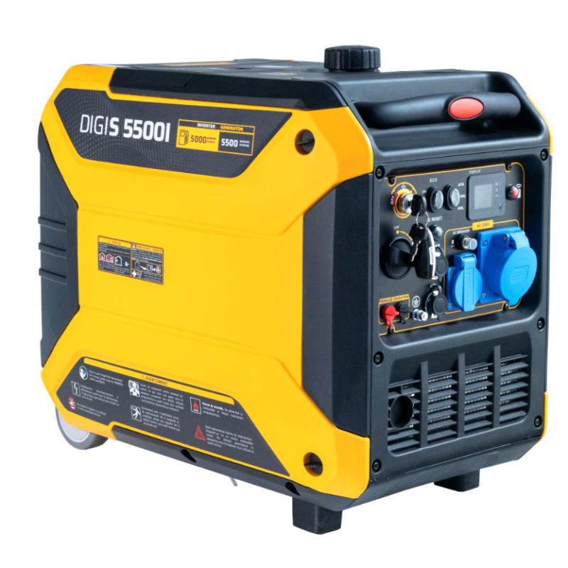Stager DigiS 5500i Generator digital invertor insonorizat 5.5kW, monofazat, benzina, autonomie pana la 6h