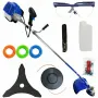 Motocoasa benzina Ural 8.5 CP, 52cmc, 12000rpm, 8 accesorii incluse , carcasa albastra