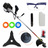 Motocoasa benzina Ural 8.5 CP, 52cmc, 12000rpm, 8 accesorii incluse , carcasa neagra