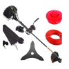 Motocoasa benzina Ural 8.5 CP, 52cmc, 12000rpm, 8 accesorii incluse , carcasa neagra