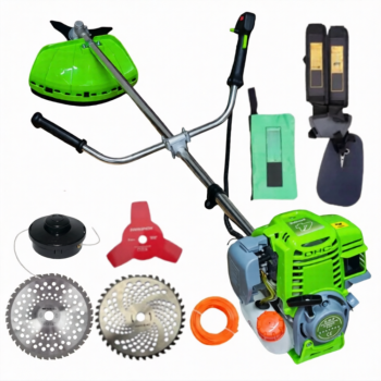 Motocoasa benzina Ural 4 timpi T5600 , 8.5 CP, 58cc , 12000rpm, 6 accesorii incluse , carcasa verde