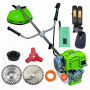 Motocoasa benzina Ural 4 timpi T5600 , 8.5 CP, 58cc , 12000rpm, 6 accesorii incluse , carcasa verde