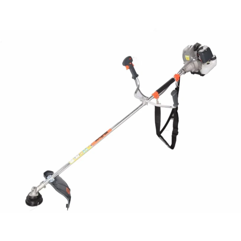 Motocoasa profesionala WOLFSON TRX-620, 2 CP, 8 accesorii, ham confort, 3 sticle de ulei rosu + foarfeca taiere via