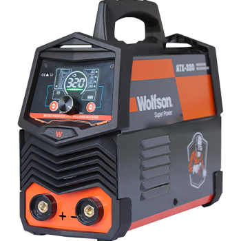 Aparat de sudura cu electrod Wolfson ATX-320 cu Inverter 2 in 1 MMA si LIFT-TIG, 140Ah + Masca de sudura automata, Manusi de sudura