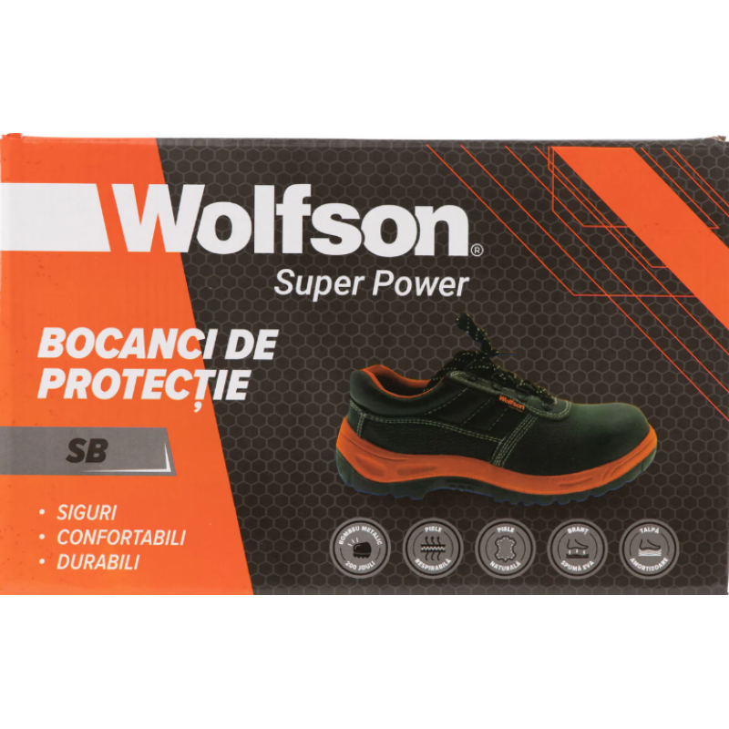 Bocanci de protectie Wolfson SB - marimea 39