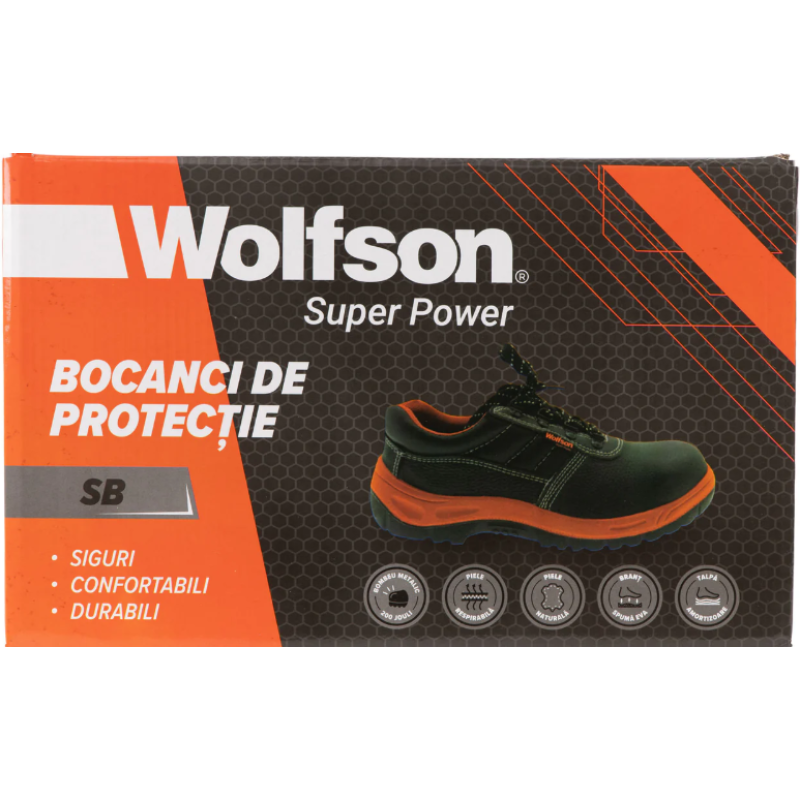 Bocanci de protectie Wolfson SB - marimea 43