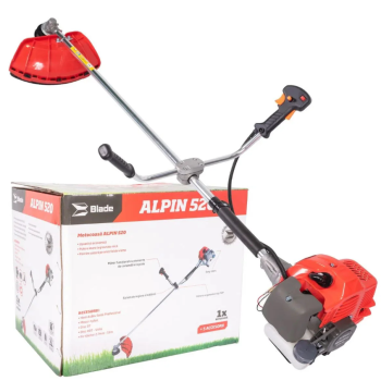 Motocoasa Blade Alpin 520, 3CP, 7 accesorii, ham profesional + 3 sticle ulei 0.1l + foarfeca taiere vie