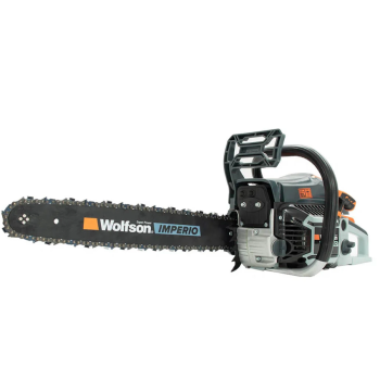 Drujba pe benzina WOLFSON IMPERIO 6000 - 3.2 CP, 52cc + toporisca fibra Wolfson