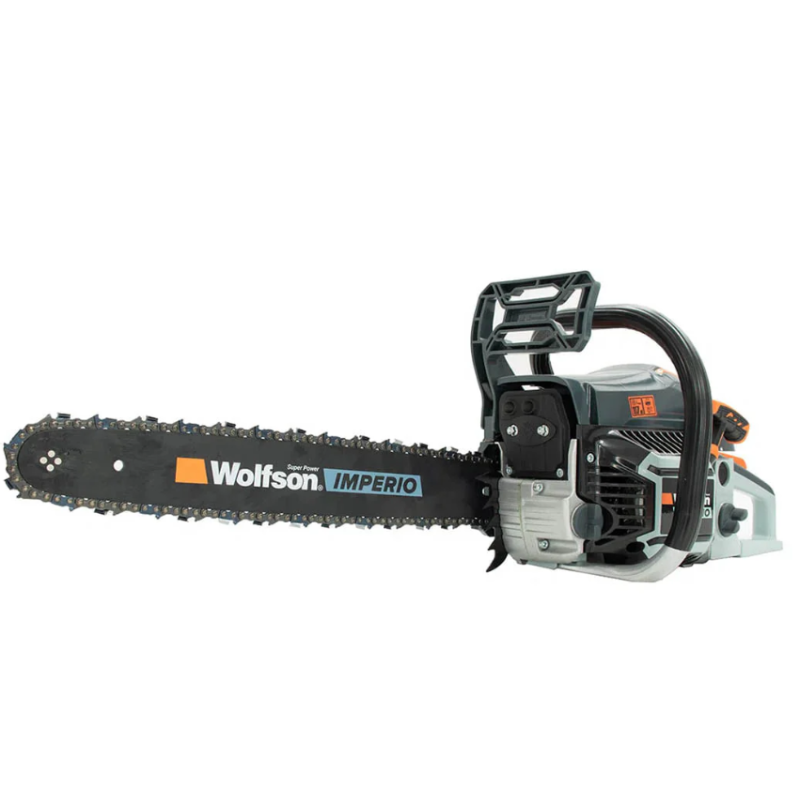 Drujba pe benzina WOLFSON IMPERIO 6000 - 3.2 CP, 52cc + toporisca fibra Wolfson