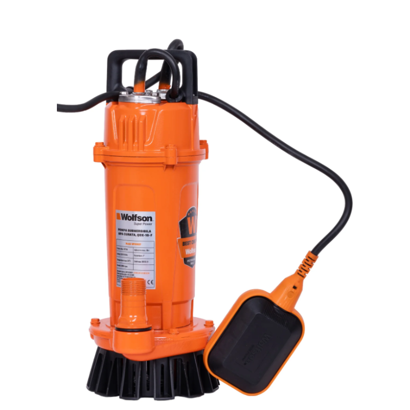 Pompa submersibila apa curata cu plutitor Wolfson QDX-16-F, 370W, 3000 l/h
