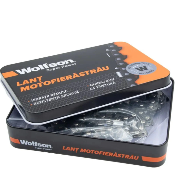 Lant Wolfson pentru motofierastrau, pas 3/8, 35cm, 25 dinti, 50 zale, compatibil cu lama WFS0044