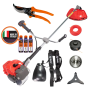 Motocoasa Blade Alpin 520, 3CP, 7 accesorii, ham profesional + 3 sticle ulei 0.1l + foarfeca taiere crengi