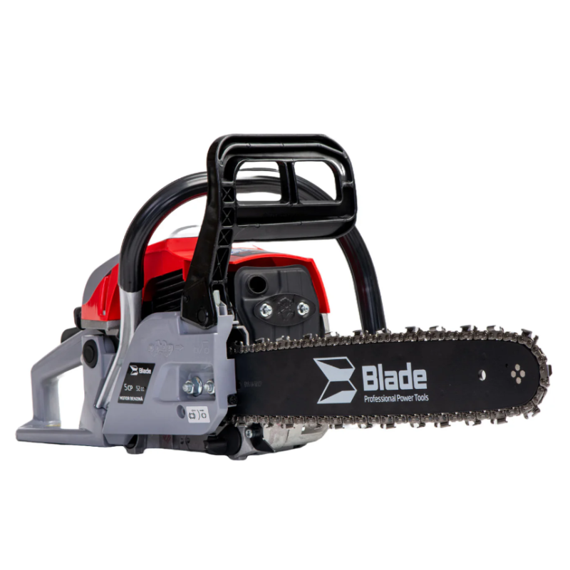 Drujba pe benzina BLADE Alpin 520 - 5CP, 2 lame si 2 lanturi + toporisca Wolfson 600g