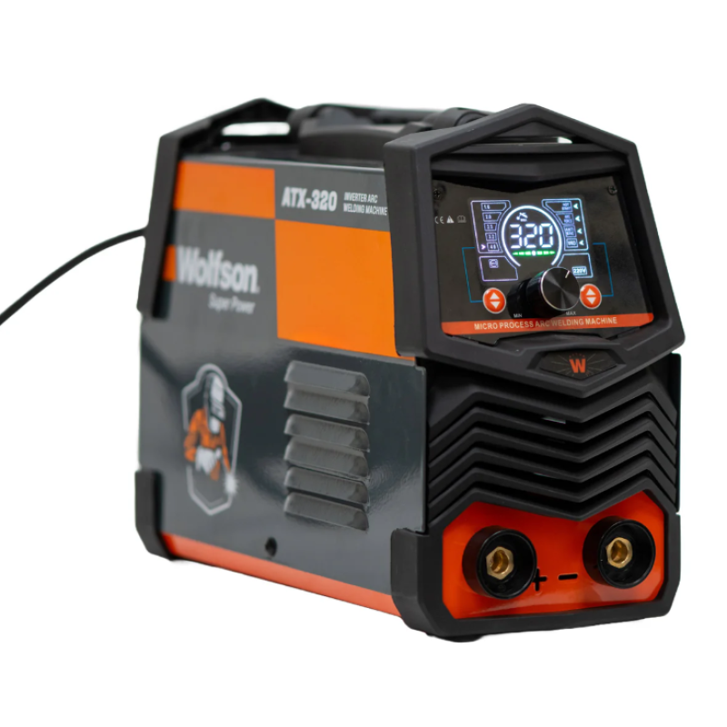Aparat de sudura cu electrod Wolfson ATX-320 cu Inverter 2 in 1 MMA si LIFT-TIG, 140Ah