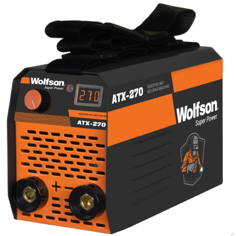 Aparat de sudura WOLFSON ATX-270, MMA 120A, afisaj electronic LCD, Invertor tehnologie inalta