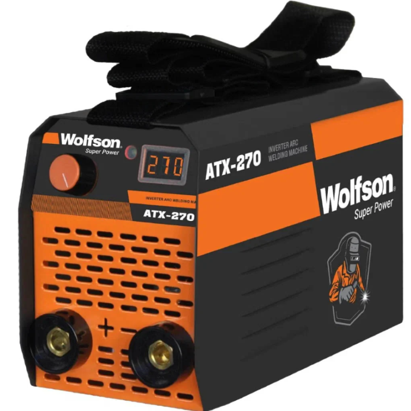 Aparat de sudura WOLFSON ATX-270, MMA 120A, Invertor tehnologie inalta + Masca de sudura automata, Manusi de sudura, Coltare magnetice