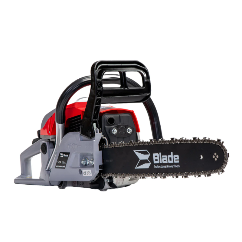 Drujba pe benzina BLADE Alpin 520 - 5CP, 2 lame si 2 lanturi + toporisca fibra Wolfson