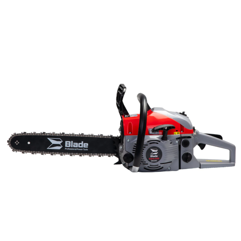 Drujba pe benzina BLADE Alpin 520 - 5CP, 2 lame si 2 lanturi + toporisca fibra Wolfson