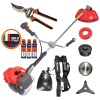 Motocoasa Blade Alpin 520, 3CP, 7 accesorii, ham profesional + 3 sticle ulei 0.1l + Foarfeca taiere vie